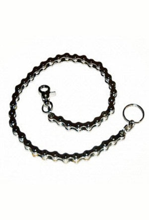 Silver Bike Chain Wallet Chain