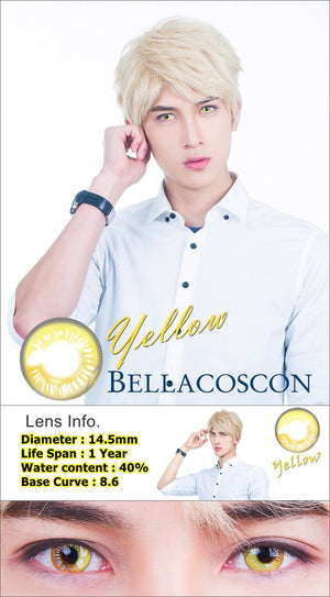 Yellow Anime Contact Lenses