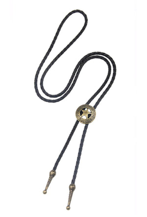 Bronze Star Bolo Tie