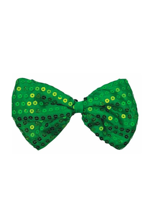 Green Sequin Bowtie