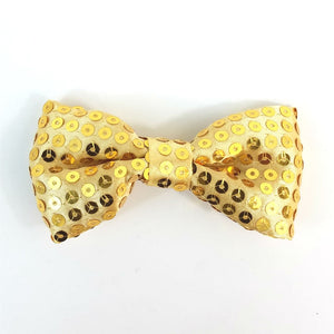 Yellow Gold Sequined Bowtie