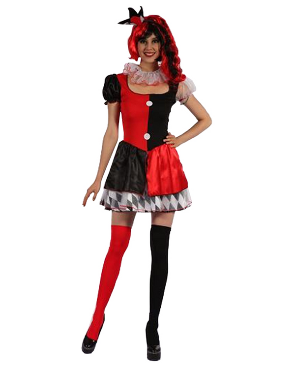 Harlequin Girl Costume