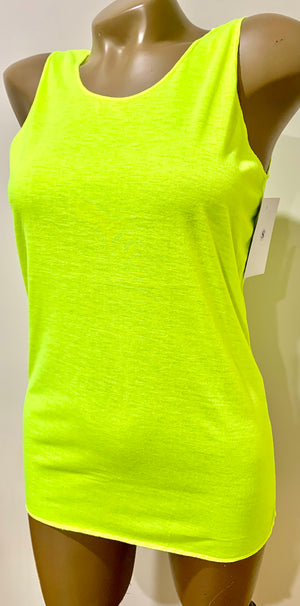 Bright Neon Yellow Singlet