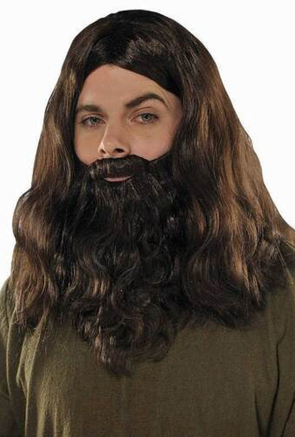 Jesus Brown Wig and Beard