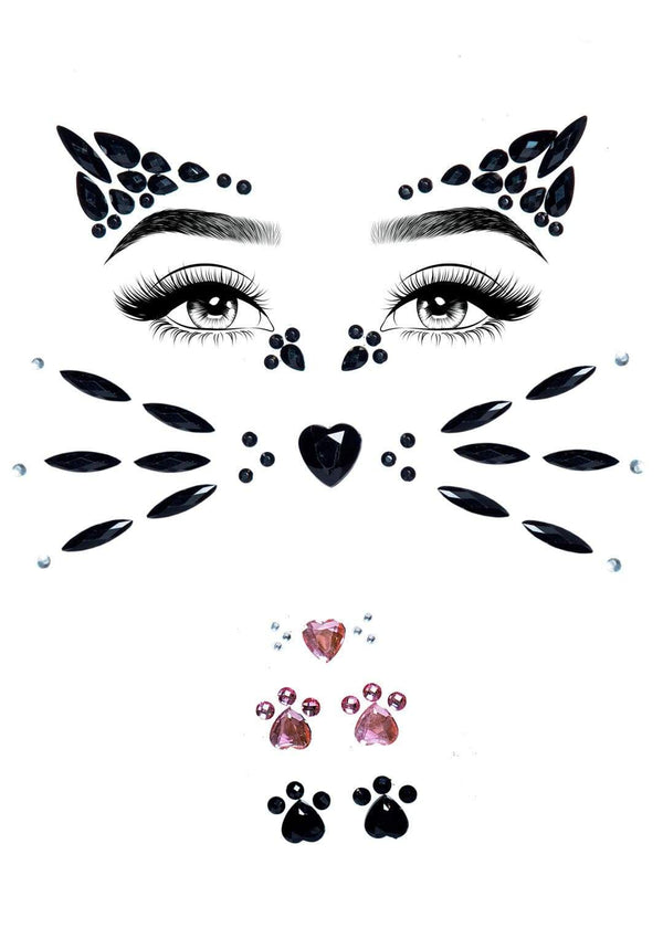 Animal Rhinestone Face Jewels