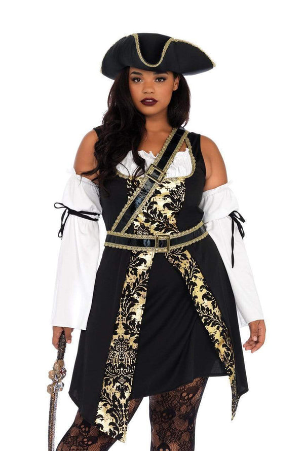 Plus Black Sea Buccaneer Costume