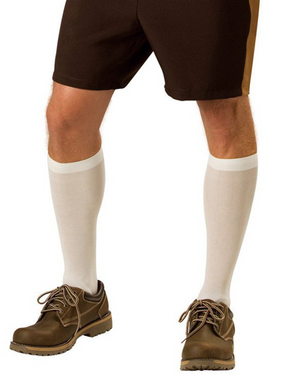 Mens White Oktoberfest Socks