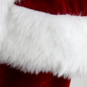 Deep Red Velvet Lightweight Santa Costume