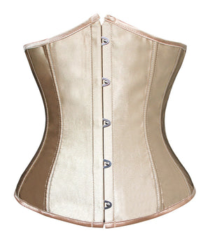 Champagne Satin Underbust Corset