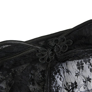 Victorian Black Lace Bell-Sleeve Shrug