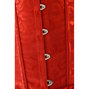 Red Classic Overbust Corset