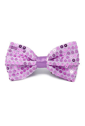 Light Purple Sequined Bowtie