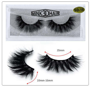 Mink False Eyelashes #18