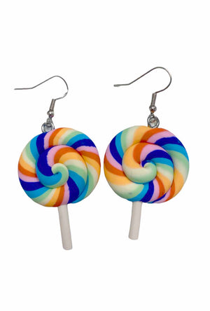 Rainbow Lollipop Earrings