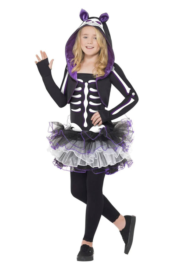 Kids Skelly Cat Costume