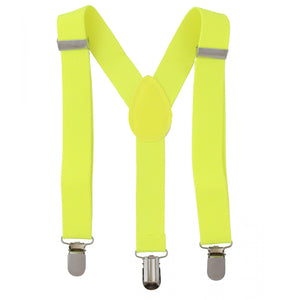 Fluro Yellow Suspenders