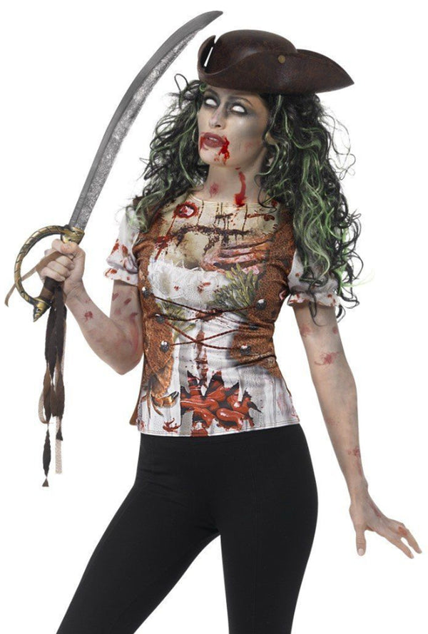 Zombie Pirate Wench T-Shirt