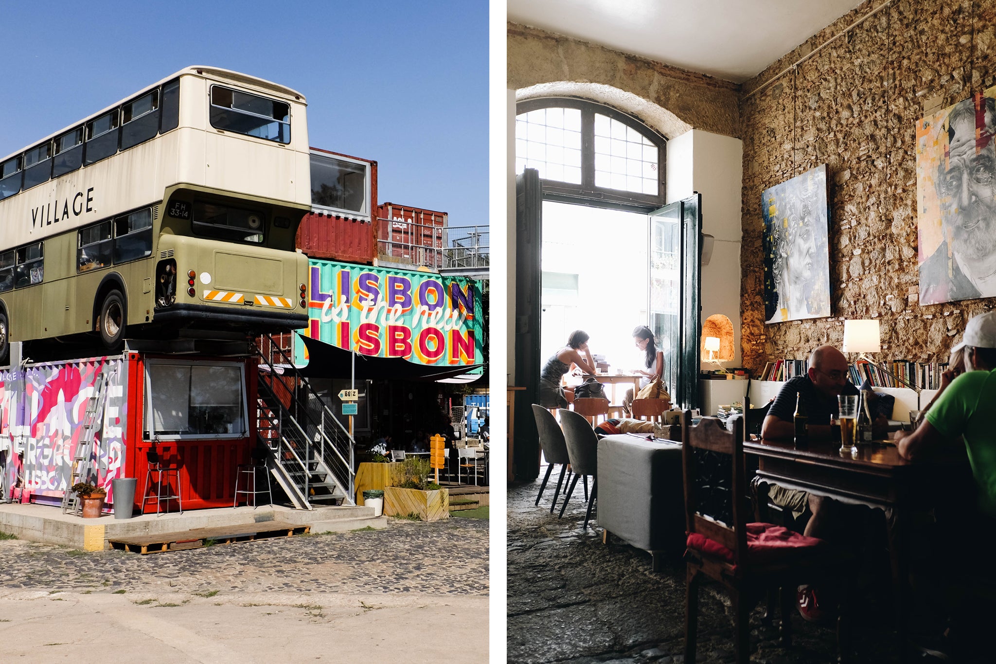Art and cafe in Lisbon, Portugal — What do explore and see in Portugal
