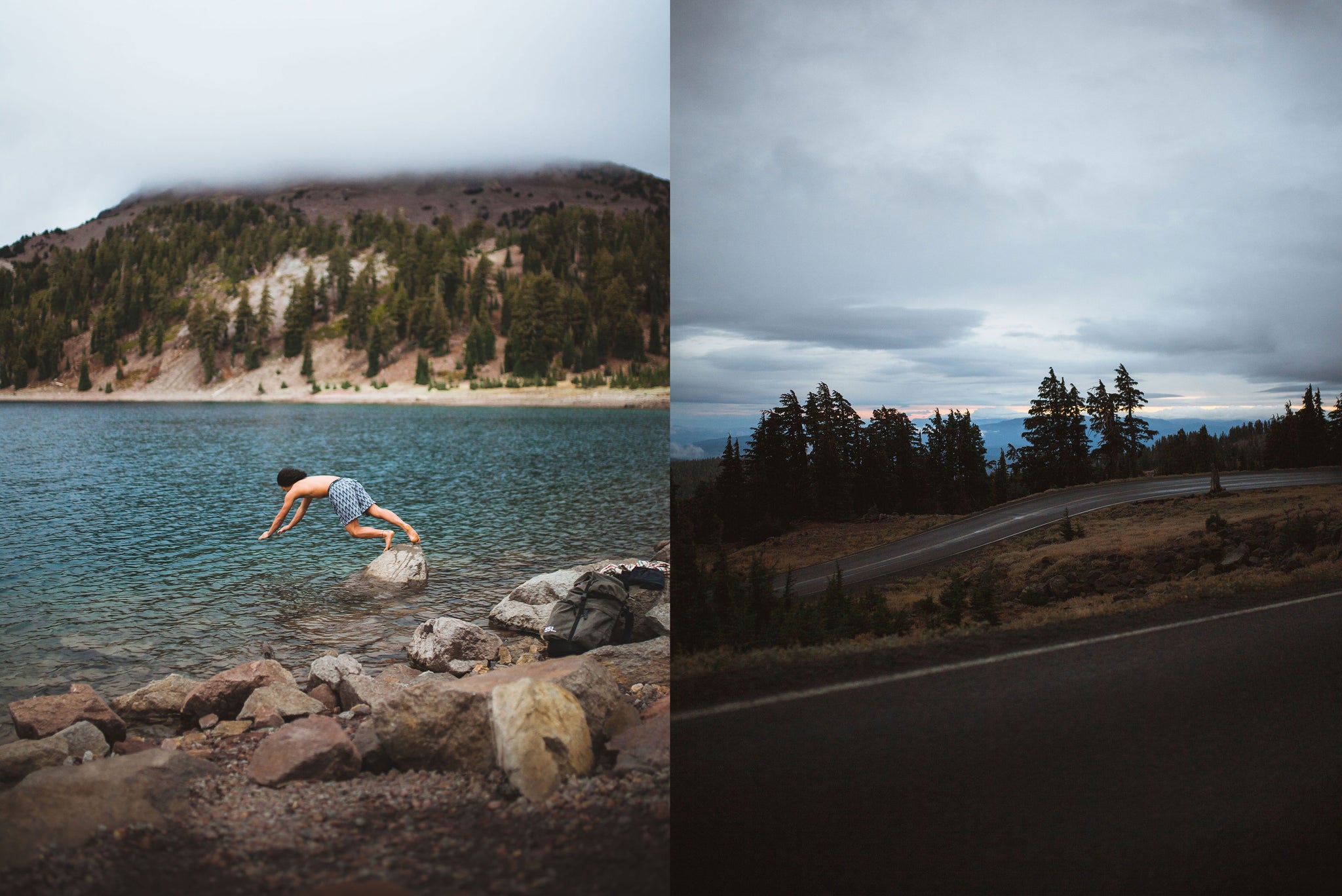 Swimming in Bather at Lassen Volcanic National Park