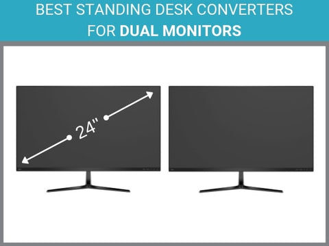 Best Standing Desk Converters for Dual Monitors by Standing Desk Nation