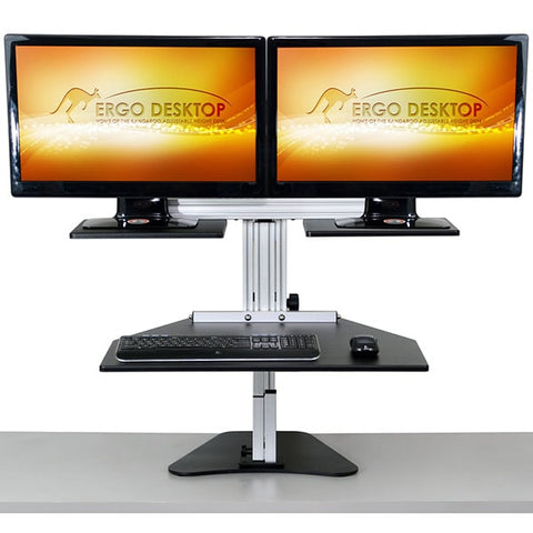 Ergo Desktop Dual Kangaroo Front View