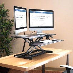 Flexispot M7 28 inch Alcove Standing Desk Converter 3D View