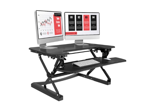 Loctek LXR36 Standing Desk Converter for Dual Monitors