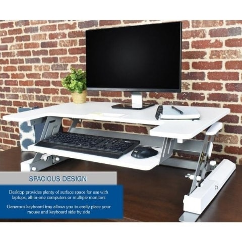 VIVO DESK-V000B Standing Desk Converter Spacious Design-min