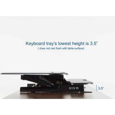 VIVO DESK-V000C Corner Standing Desk Converter Lowest Height
