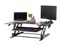 VIVO DESK-V000VL 42" Standing Desk Converter for dual monitors