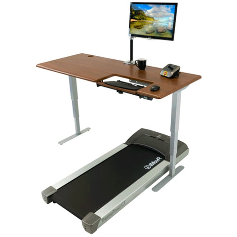 iMovR Cascade Treadmill Desk 3D View Single Monitor