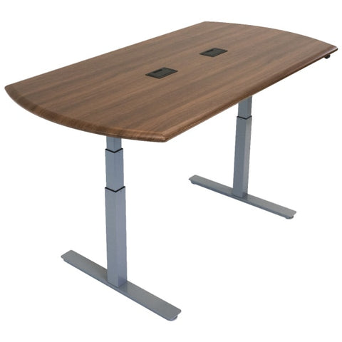 iMovR Synapse Convex Adjustable Height Conference Table 3D View
