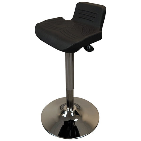 iMovR Tempo Sit-Stand Stool 3D View Black