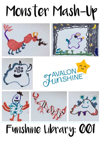Funshine Library: Easy and fun activity you can do with your kids that only needs crayons and paper!