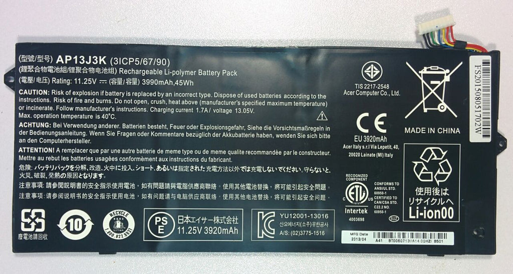 Acer Chromebook C740/C720/C720P Battery Repair Part 
