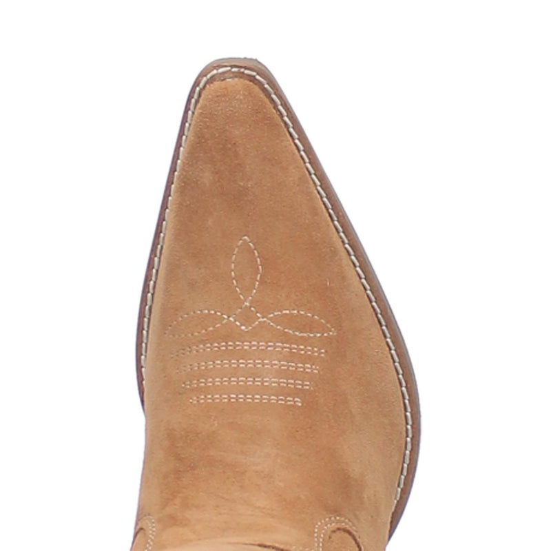 Dingo | Thunder Road Suede Leather Cowboy Boots in Camel **PREORDER