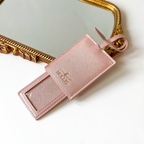 Hollis | Luggage Tag in Blush