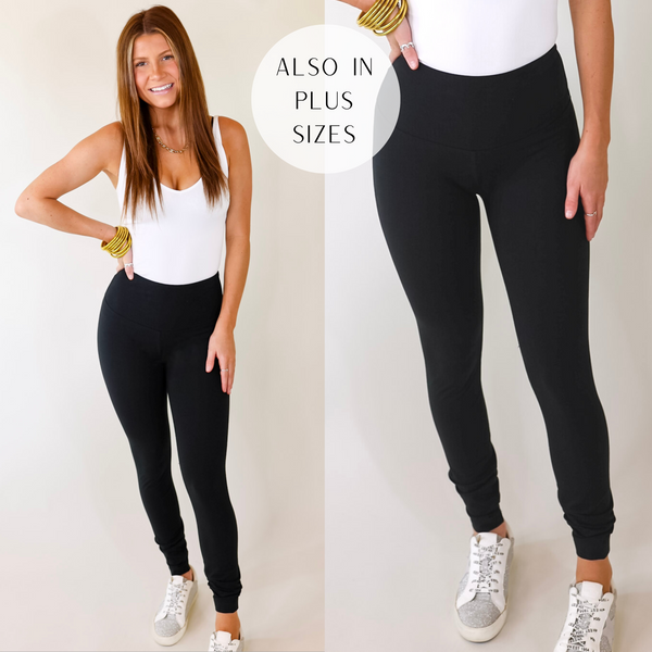 Lyssé | Classic Cotton Leggings in Black