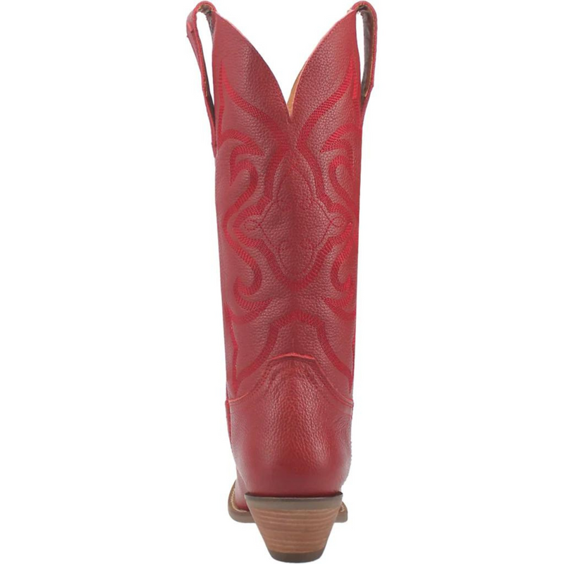 Online Exclusive | Dingo | Out West Leather Cowboy Boots in Red Smooth **PREORDER