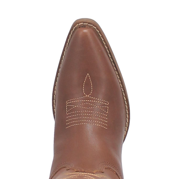 Dingo | Out West Leather Cowboy Boots in Brown Smooth **PREORDER