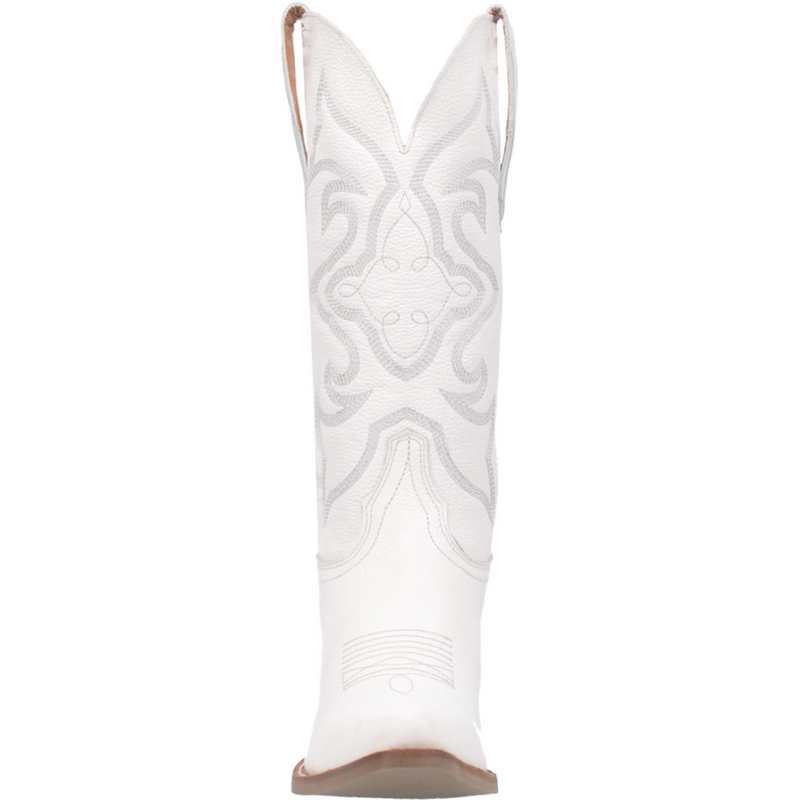 Online Exclusive | Dingo | Out West Leather Cowboy Boots in White Smooth **PREORDER