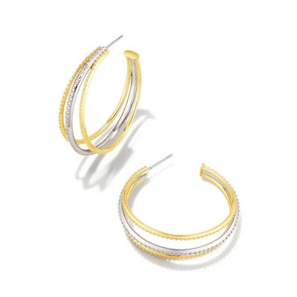 Kendra Scott | Dana Hoop Earrings in Mixed Metal