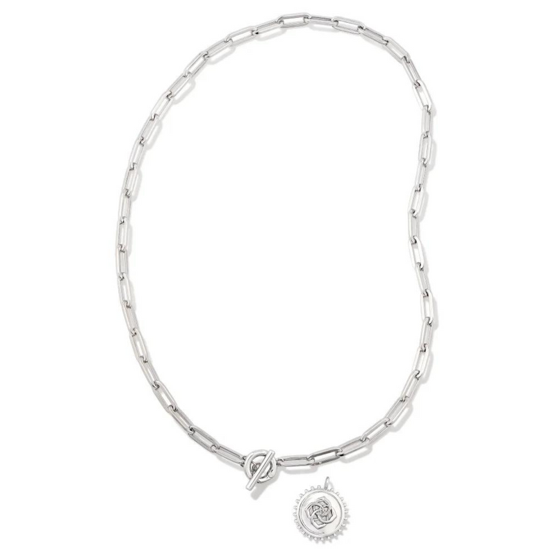 Kendra Scott | Brielle Convertible Medallion Chain Necklace in Silver