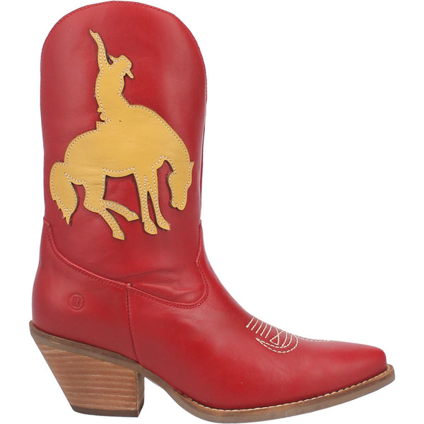 Online Exclusive | Dingo | Let 'Er Buck Leather Cowboy Boots in Red  **PREORDER