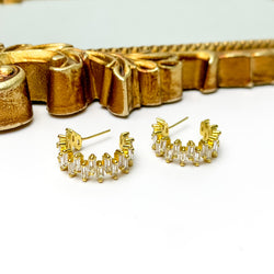 Kinsey Designs | Ettie Hoop Earrings with CZ Crystals