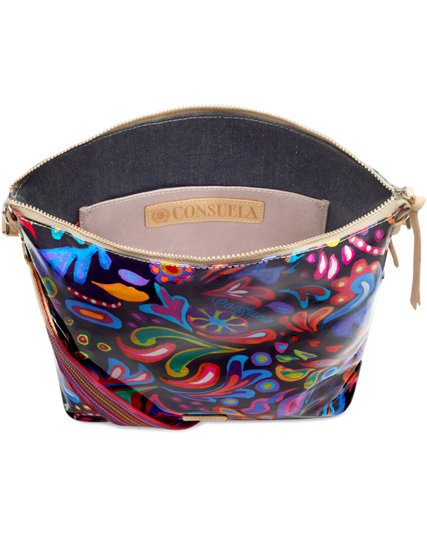 Consuela | Sophie Black Swirly Hobo Bag