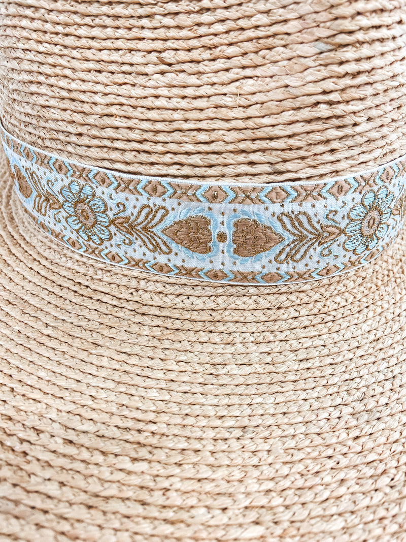 Lack of Color | Indio Special Straw Hat with Vintage Ribbon Band