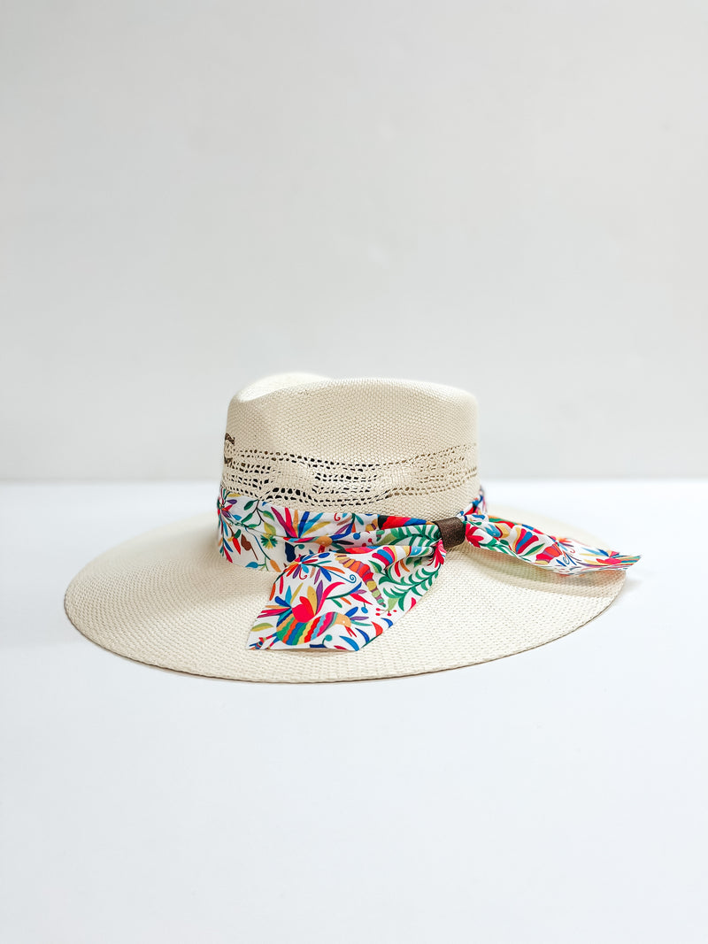 Charlie 1 Horse | Spirit Animal Straw Stiff Brim Hat with Colorful Band