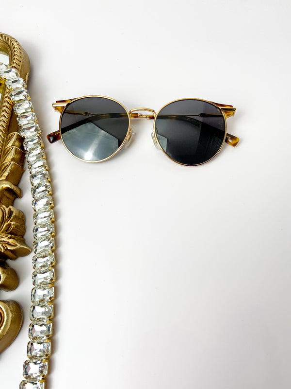 DIFF | Summit Polarized Grey Lens Sunglasses in Amber Tortoise Print