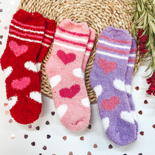 Valentine's Socks | My Heart is Yours Microfiber Socks in Assorted Colors